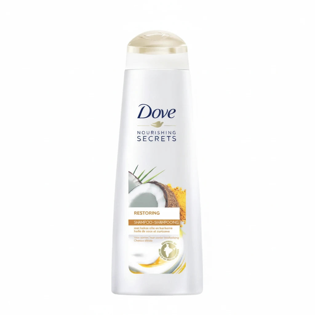 Dove - Shampoing à l'huile de Coco et Curcuma