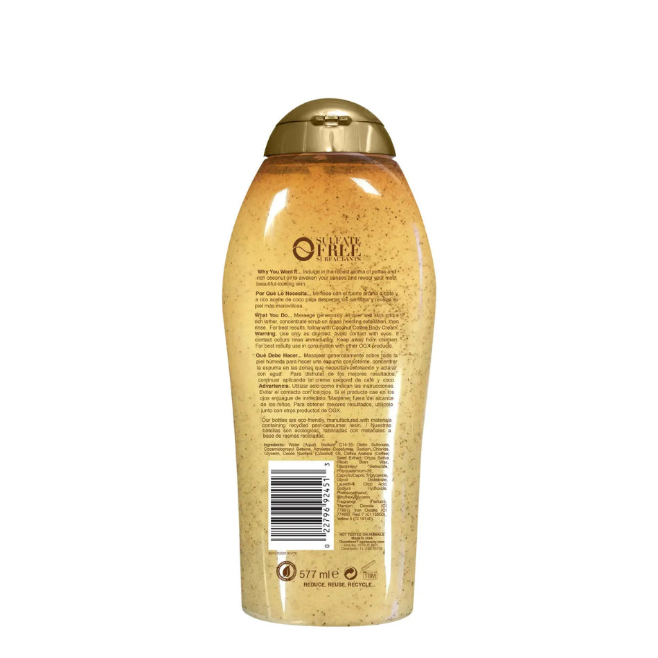 OGX Gel douche exfoliant 3