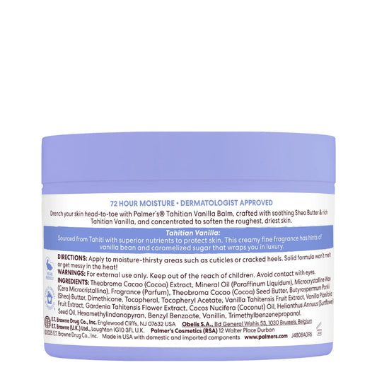 Baume Corporel Hydratant Tahitian Vanilla – Palmer's