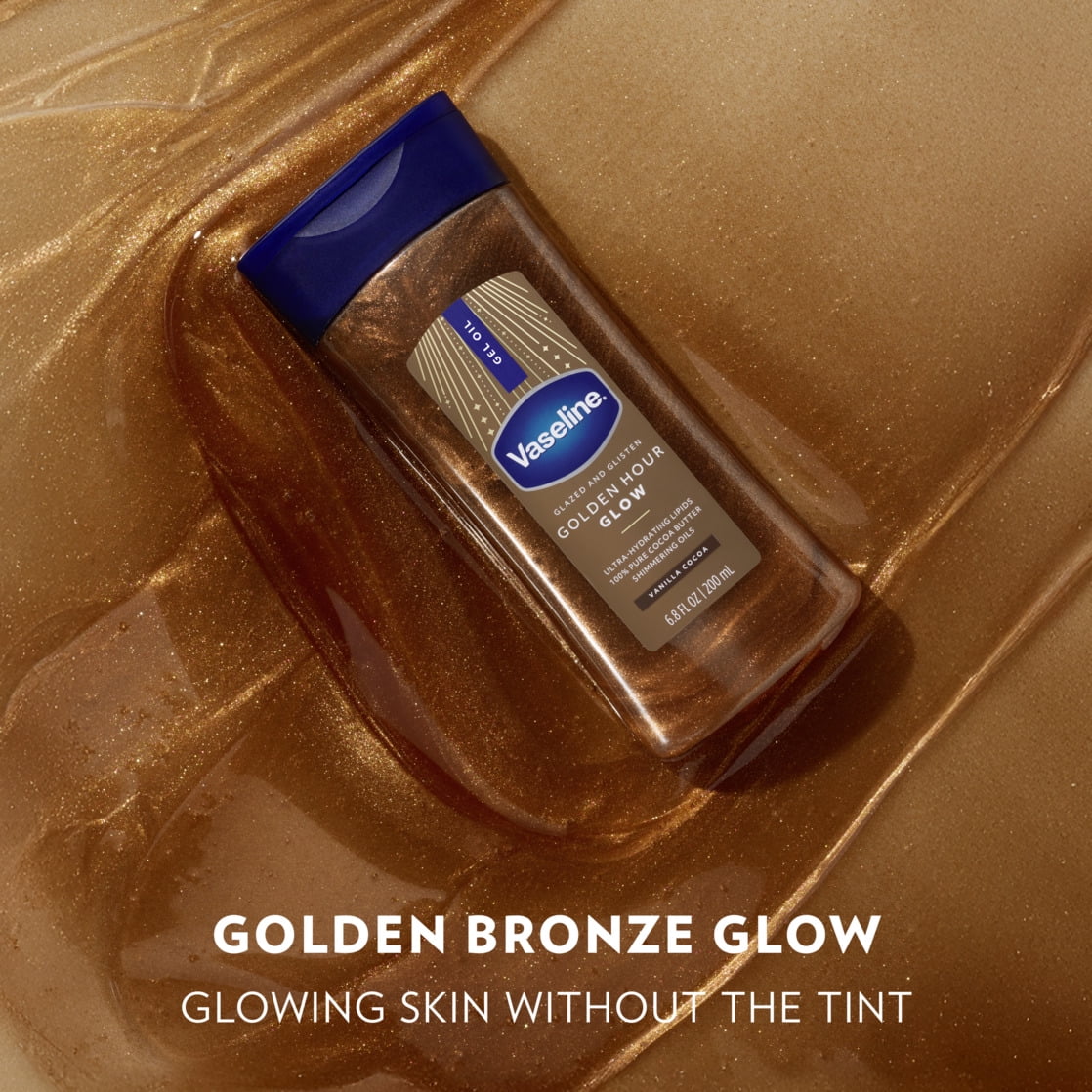 Vaseline Golden Hour Glow – Huile Gel Bronzante Corps