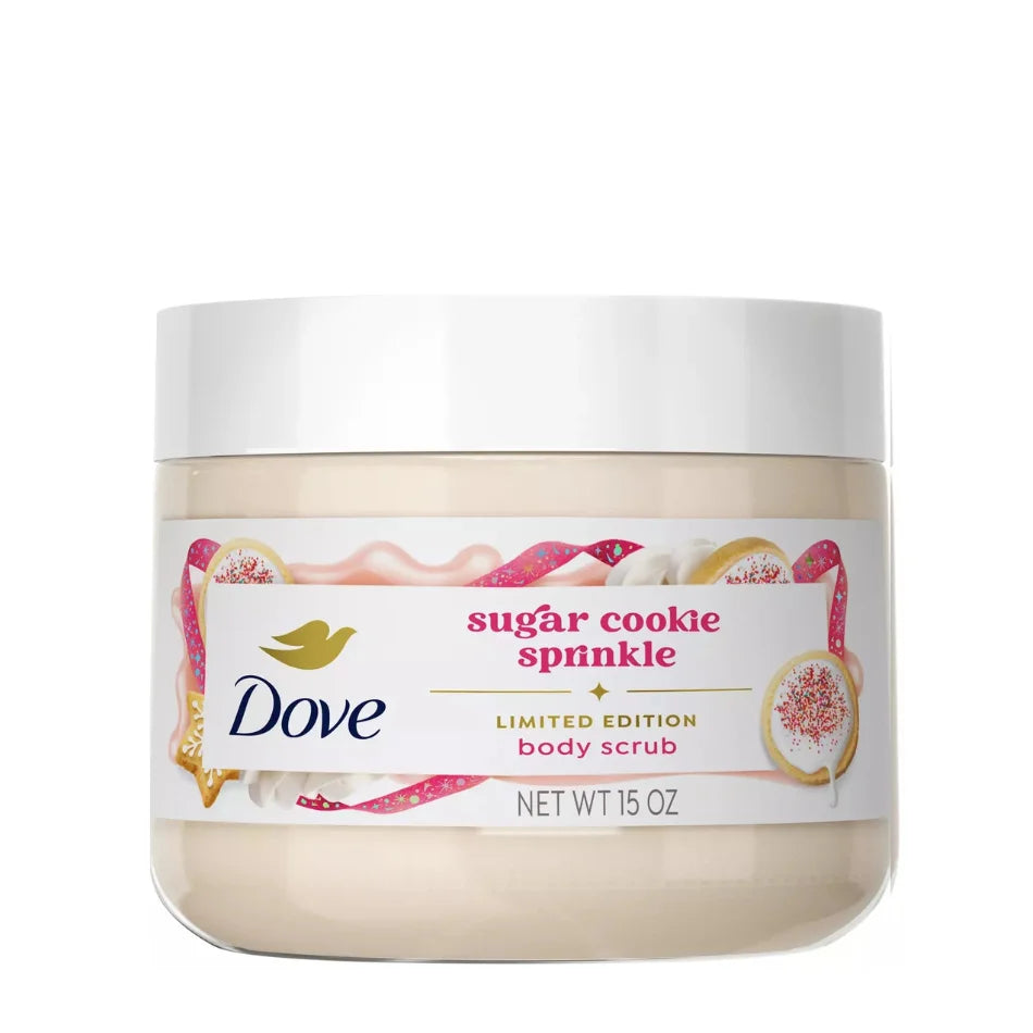 Dove Sugar Cookie Sprinkle gommage corporel parfum biscuit vanillé